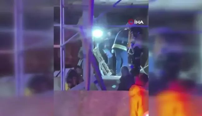 İnşaat Halindeki Binanın Asansör Boşluğuna Düşen Çocuk Yaralandı