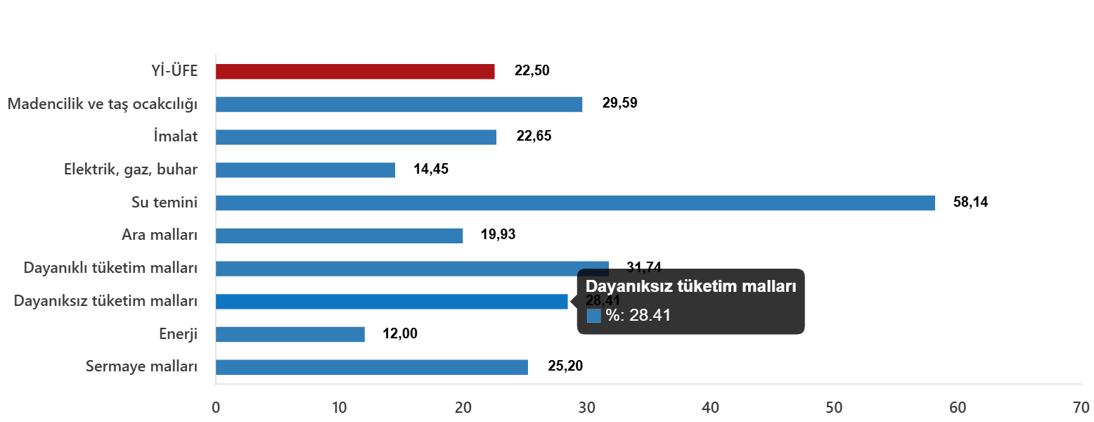Yurt İçi Üretici Fiyat Endeksi, Nisan 2025