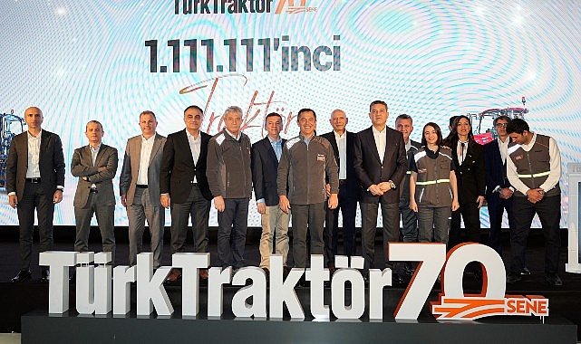 TürkTraktör 70. Yılında 1.111.111’inci Traktörünü Üretti