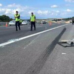 Kuzey Marmara Otoyolu’nda TIR’ın hafif ticari araca çarpması sonucu kadın yaralandı