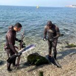 Marmara’da 2 dalgıç, 320 kilogram orkinos avladı