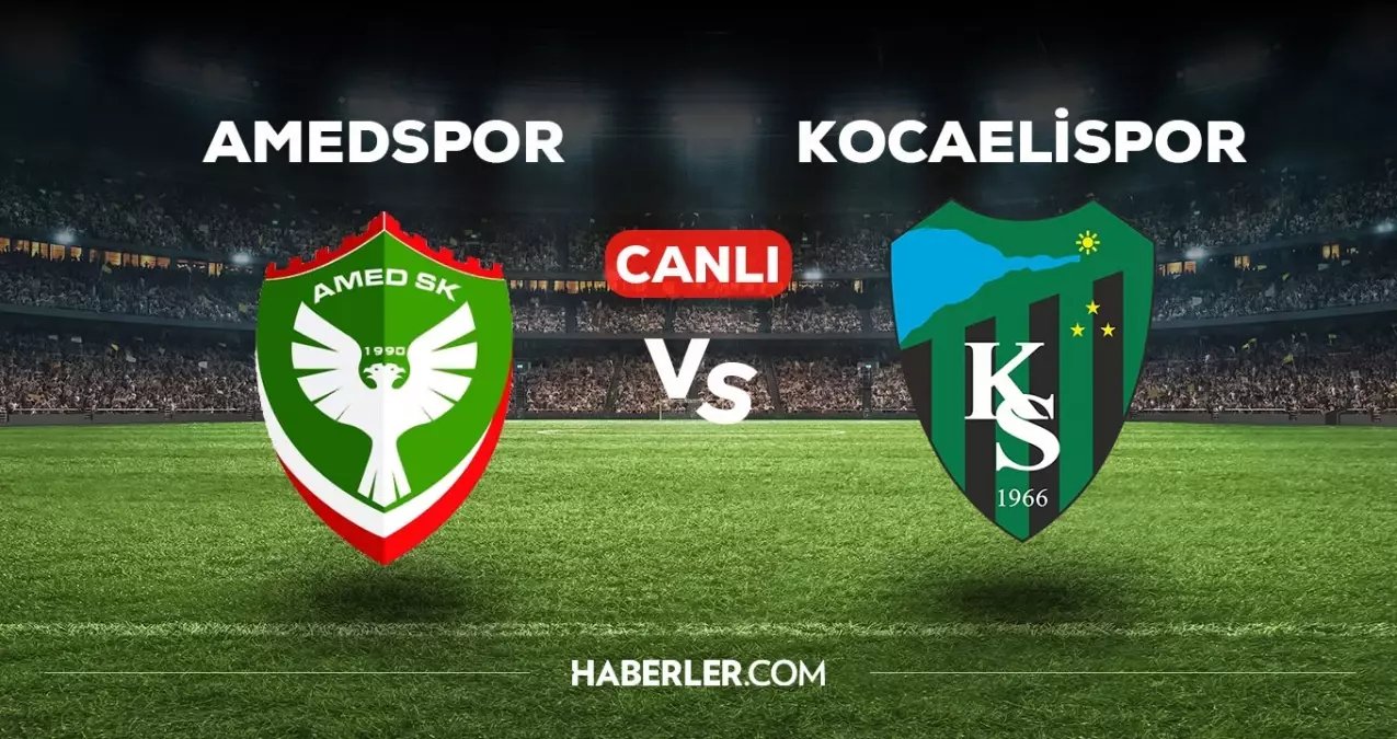 Amedspor Kocaelispor maçı hangi kanalda? Amed Kocaelispor maçını hangi kanal veriyor, nereden izlenir?