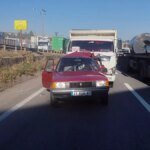 TEM Otoyolu’nda 3 TIR’ın Çarpışması Sonucu Kaza Meydana Geldi