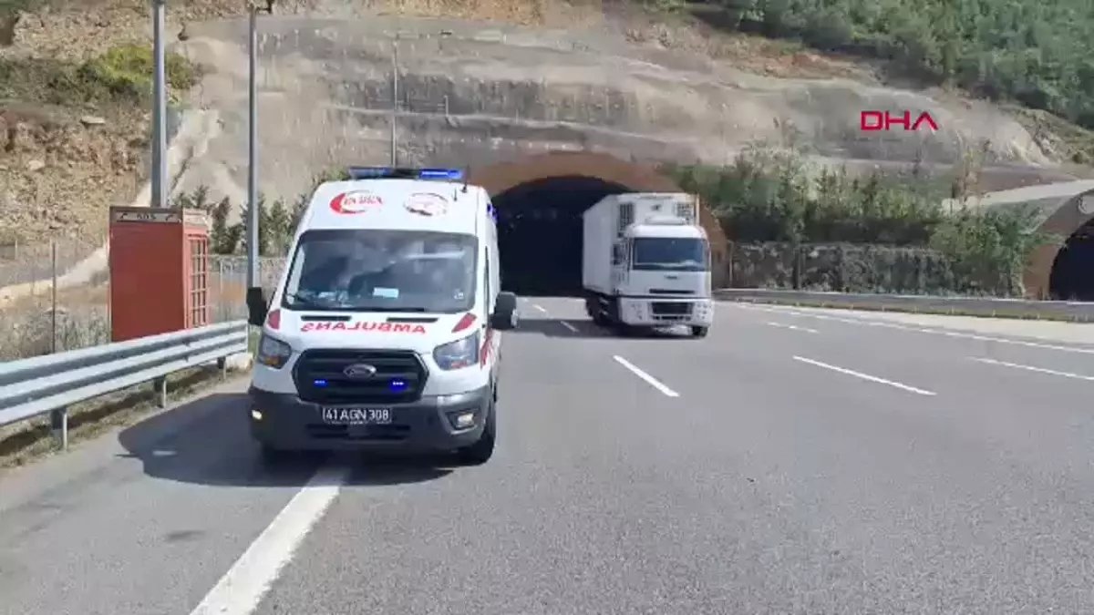 Kuzey Marmara Otoyolu’nda motosiklet kazası: 1 ölü, 1 yaralı