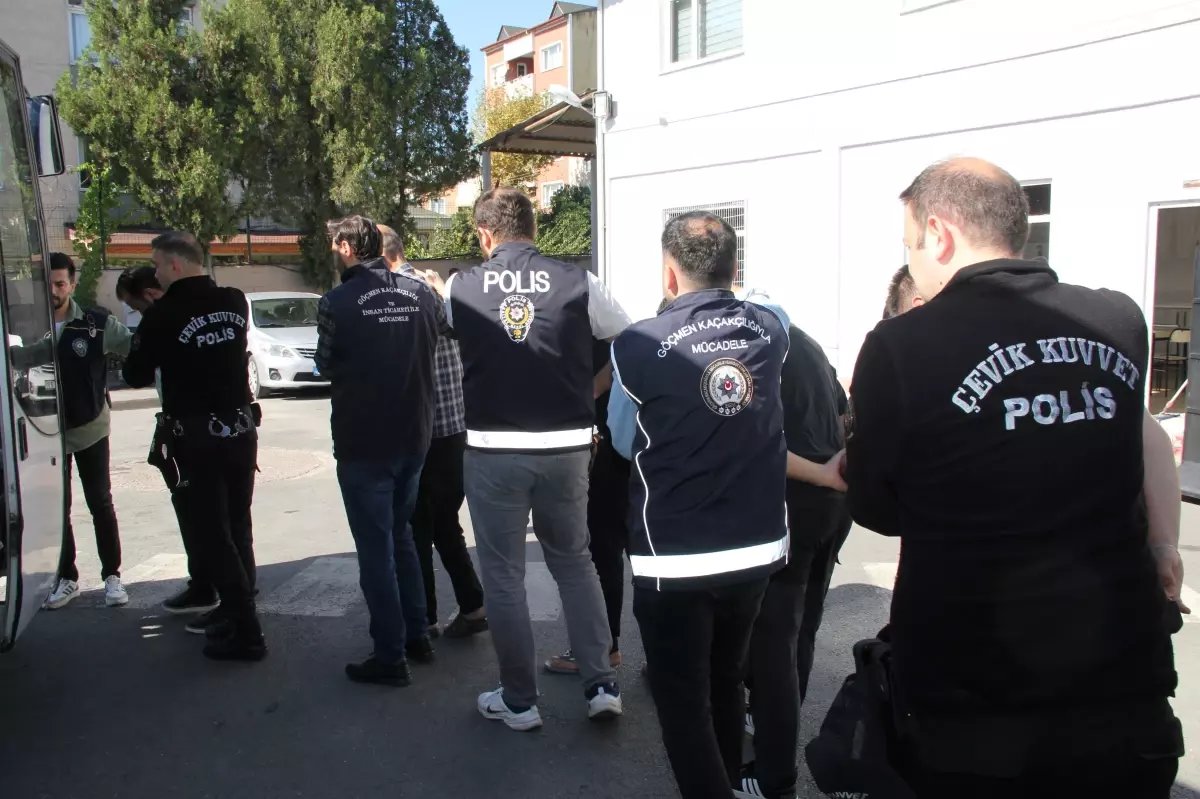 Kocaeli Merkezli Göçmen Kaçakçılığı Operasyonunda 13 Şüpheli Tutuklandı