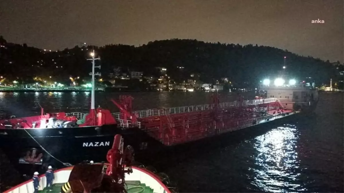 İstanbul Boğazı’nda Dümen Arızası Nedeniyle Geçici Olarak Transit İkame İlan Edildi