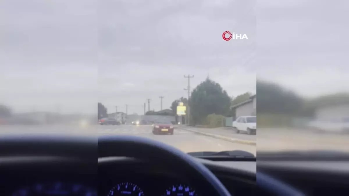 Kocaeli’de Otomobil Dakikalarca Geri Gitti