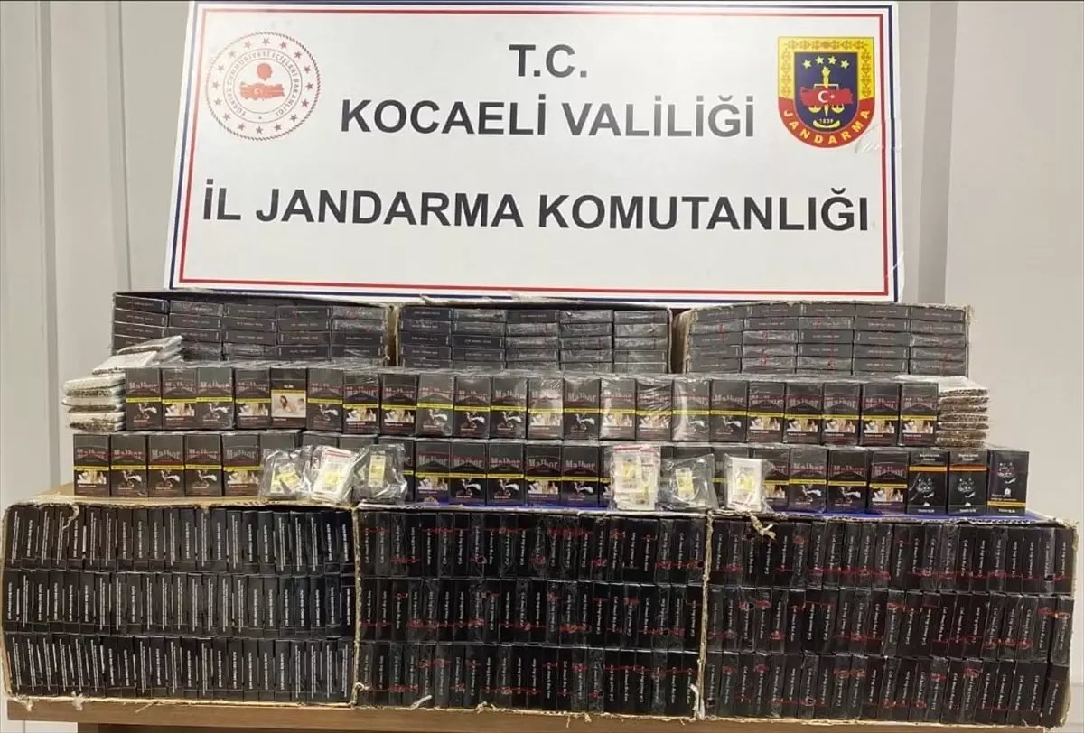 Dilovası’nda 5 Bin Paket Kaçak Sigara Ele Geçirildi
