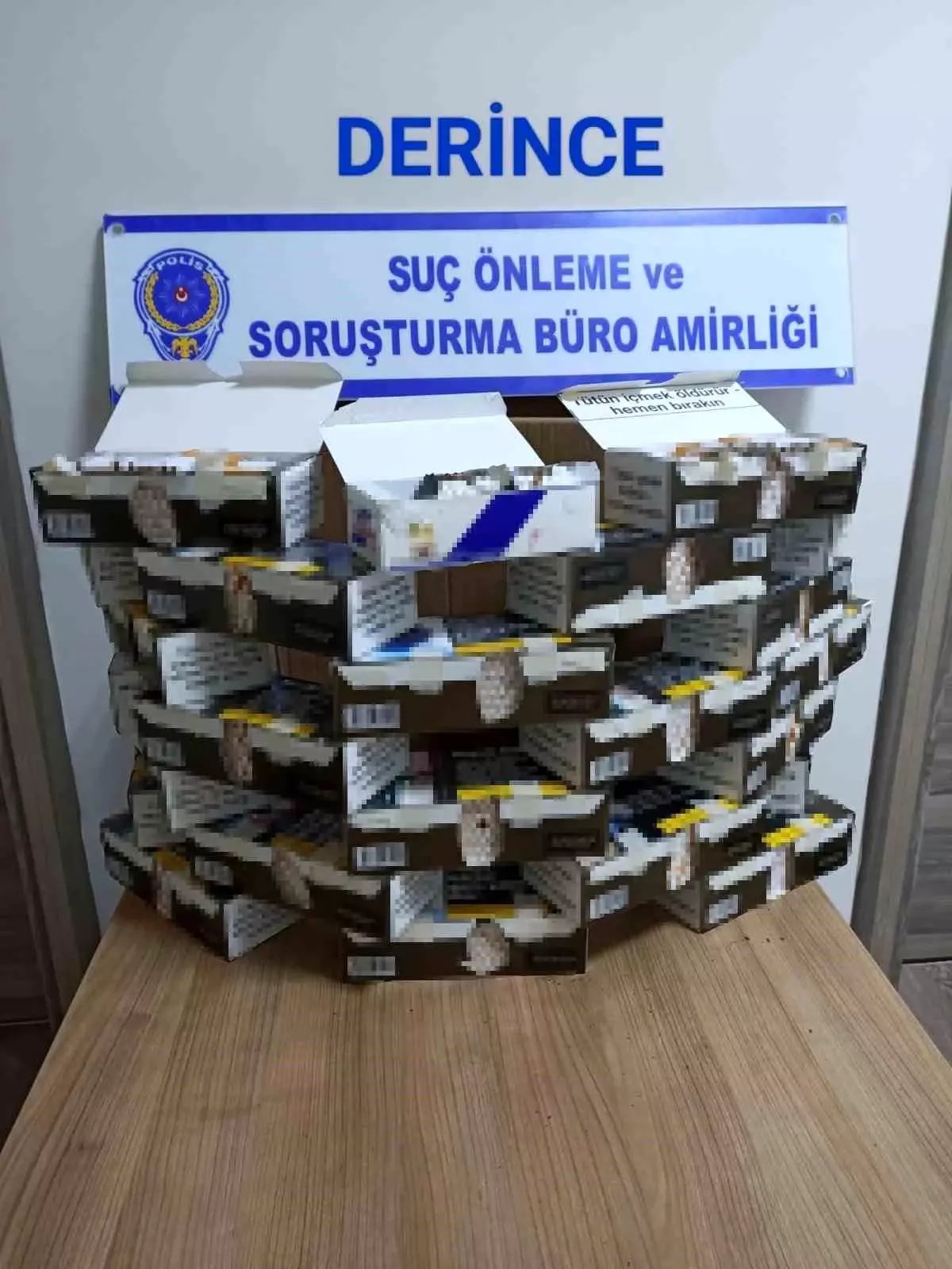 Kocaeli’nde Kaçak Doldurulmuş Makaron Ele Geçirildi