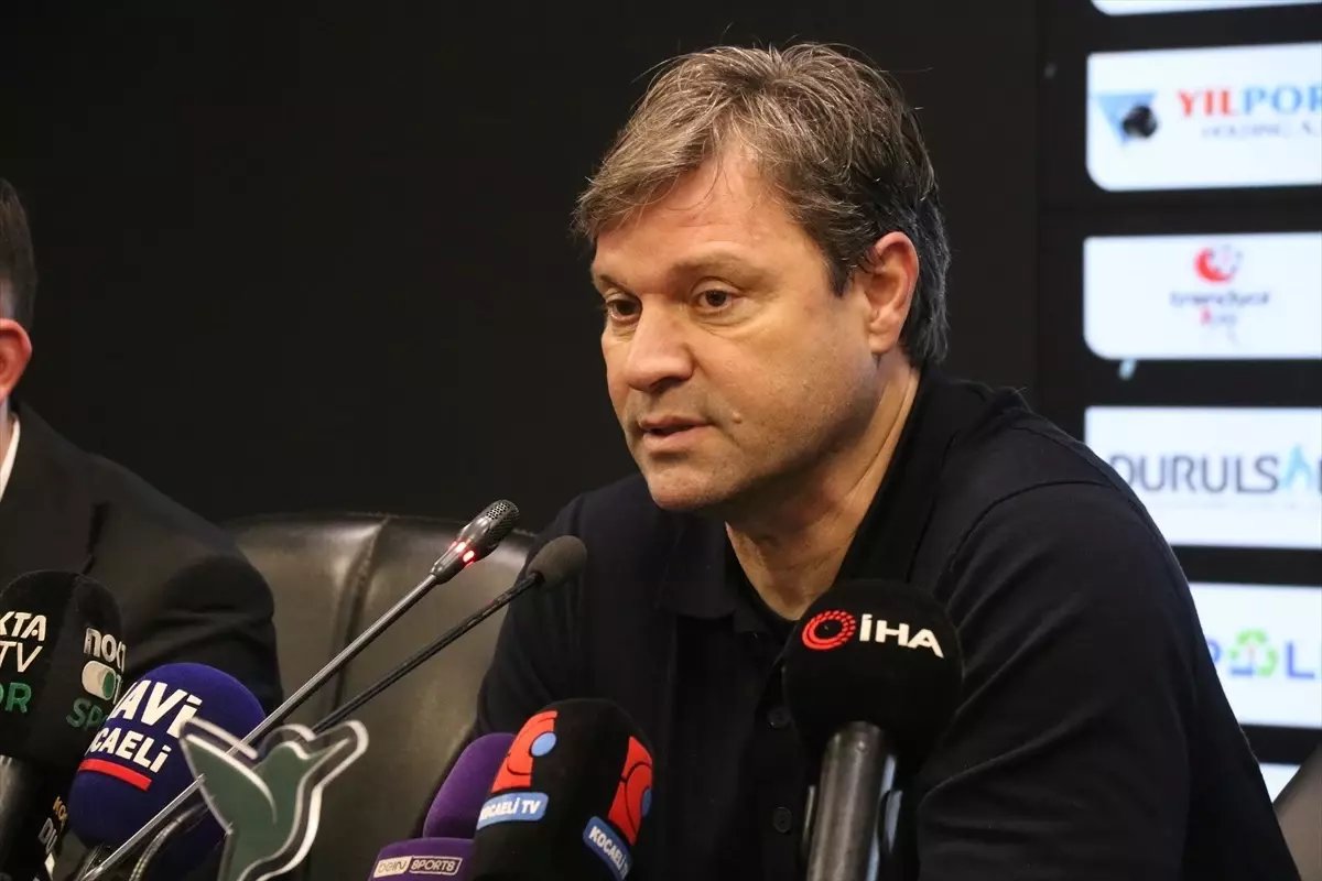 Kocaelispor Teknik Direktörü Ertuğrul Sağlam Mağlubiyeti Değerlendirdi