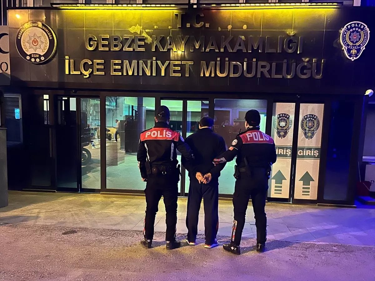 21 Yıl 8 Ay Hapis Cezası Bulunan Hükümlü Gebze’de Yakalandı