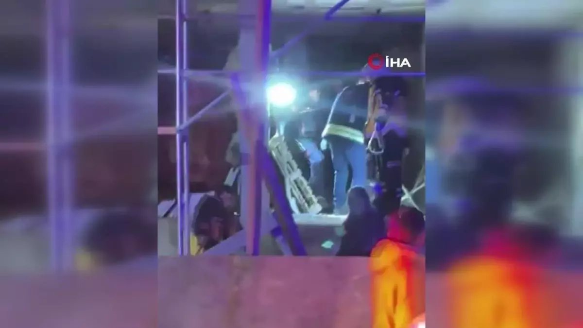 İnşaat Halindeki Binanın Asansör Boşluğuna Düşen Çocuk Yaralandı