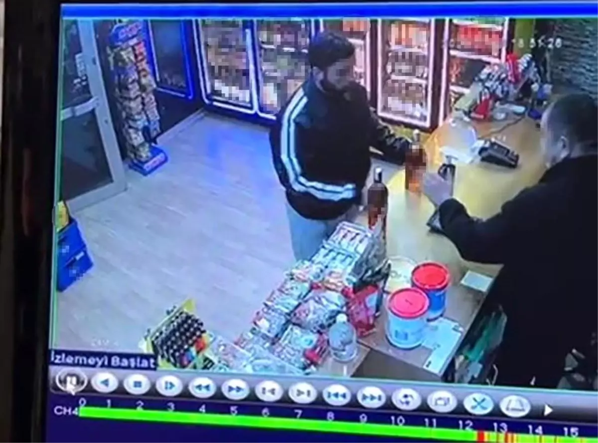 Kocaeli’de Alkollü Müşteri Tekel Bayiden Kaçtı