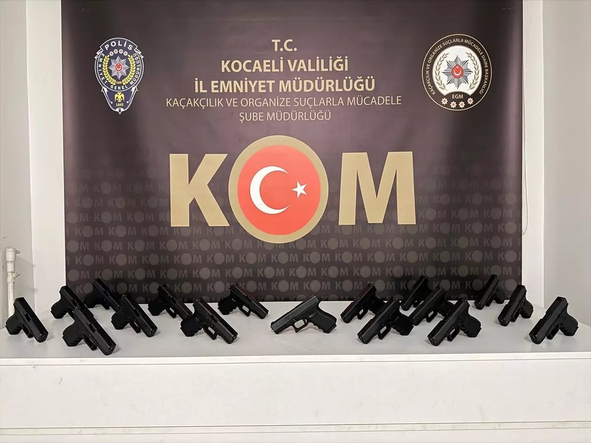Kocaeli’de Silah Kaçakçılığı Operasyonu: 6 Şüpheli Tutuklandı