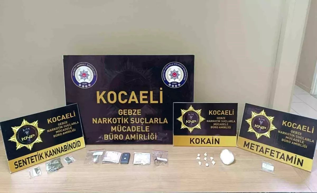Kocaeli’nde Uyuşturucu Operasyonu: 3 Tutuklama