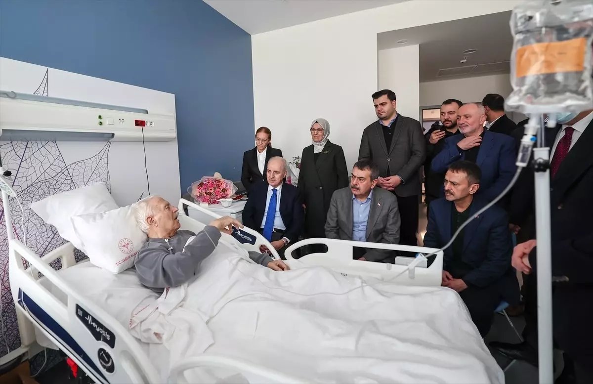 TBMM Başkanı ve Bakanlar Burhan Abiş’i Ziyaret Etti
