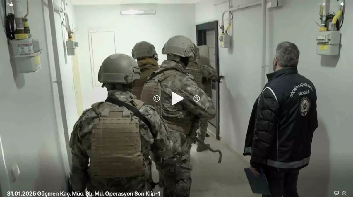  Kocaeli’de Düzensiz Göçmenlere Yönelik Operasyonda 18 Gözaltı
