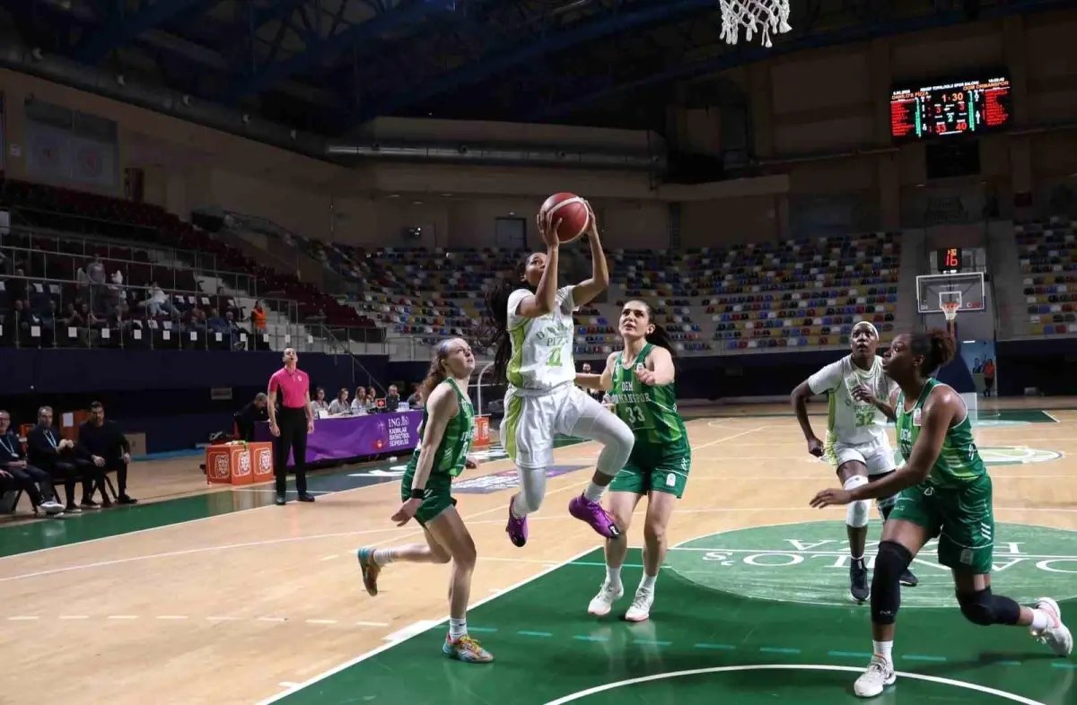Kadınlar Basketbol Süper Ligi: Danilos Pizza: 77 OGM Ormanspor: 86