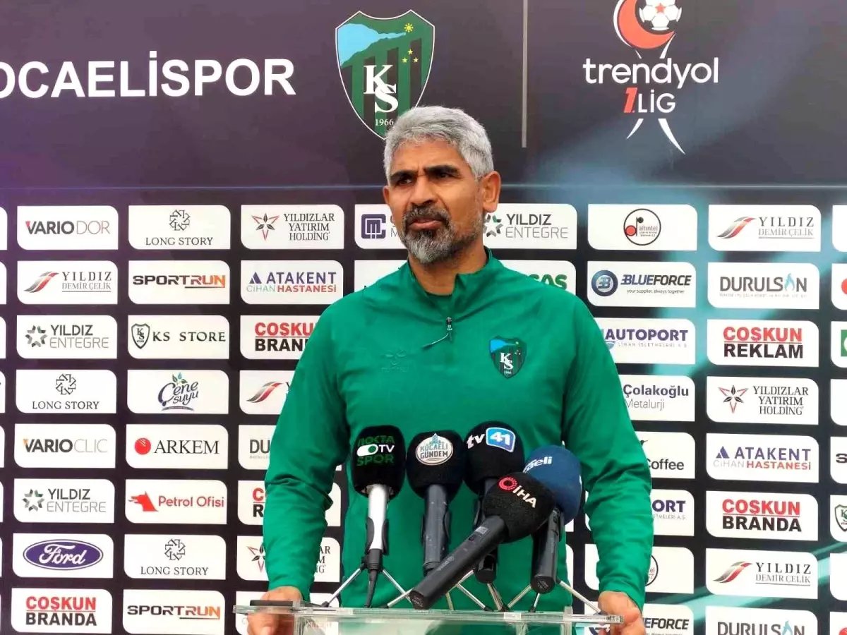 Kocaelispor Teknik Direktörü İsmet Taşdemir: “Zor bir maç bizi bekliyor”