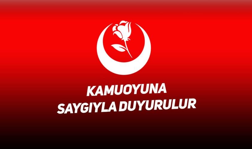 Büyük Birlik Partisi Başkanlık Divanı Kamuoyu Açıklaması