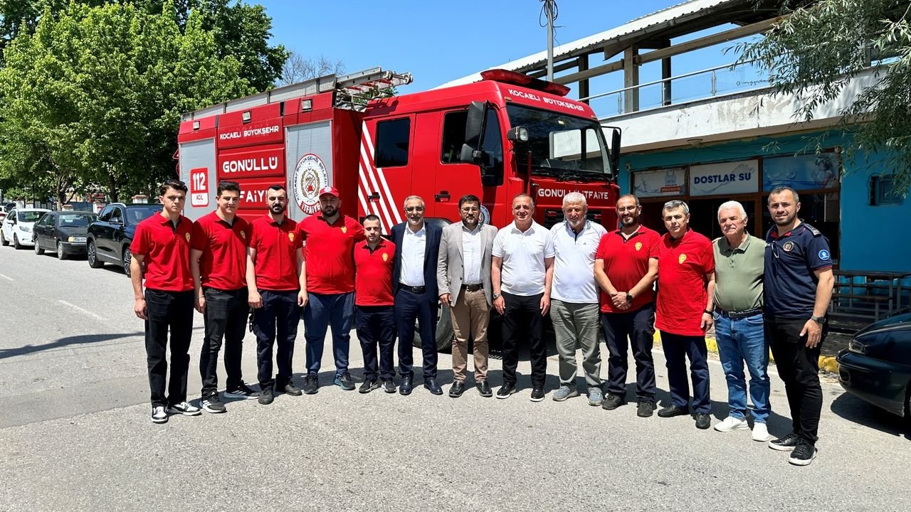 Kocaeli’de Gönüllülere Moral Ziyareti