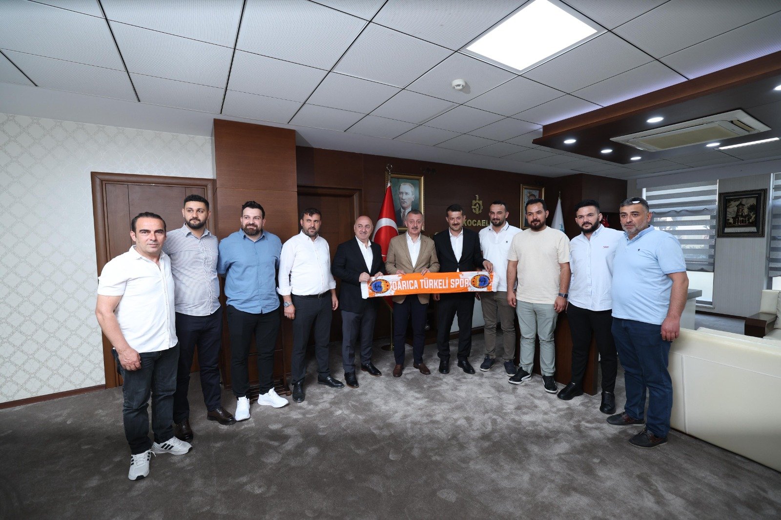 Darıca Türkeli’nden Başkan Büyükakın’a Ziyaret