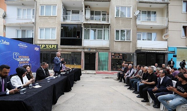  Başkan Taban Osmaniye Mahallesi sakinleriyle buluştu