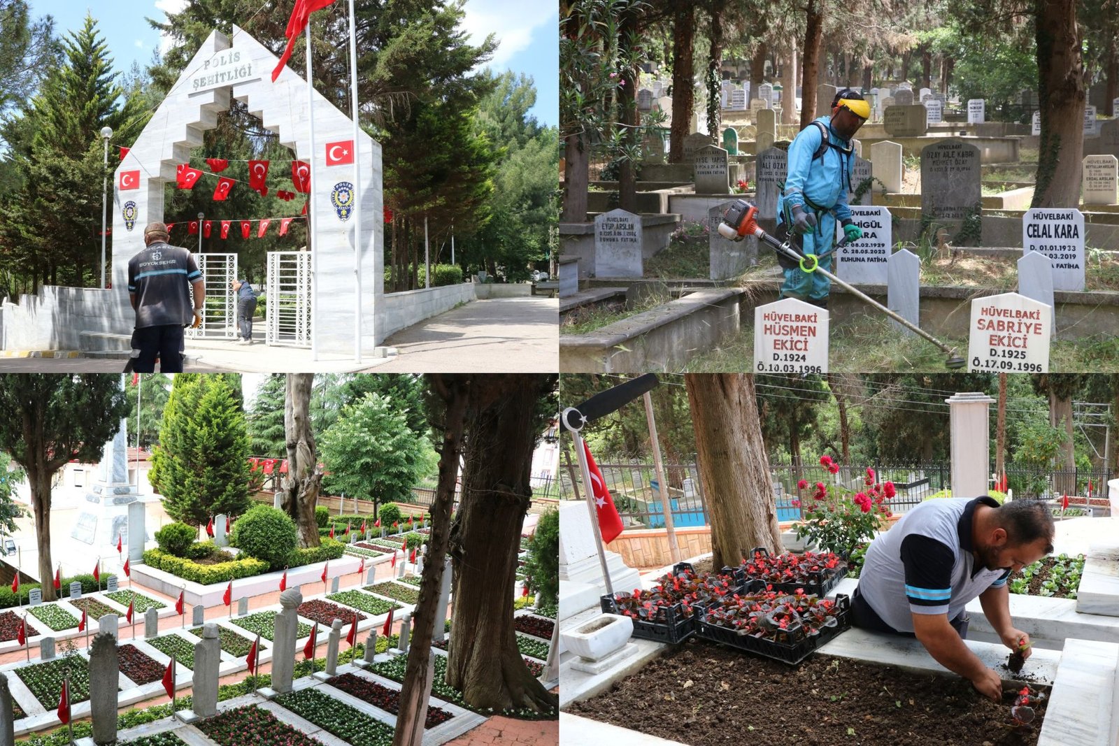 Kocaeli’de Mezarlıklar Bayram Ziyaretine Hazır