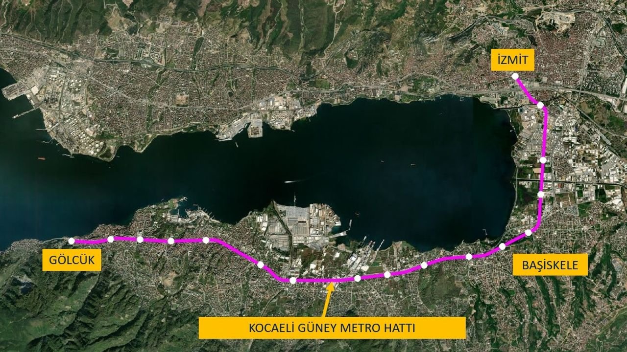  Kocaeli’nin geleceği raylarda: Güney Metro projelendirme ihalesi