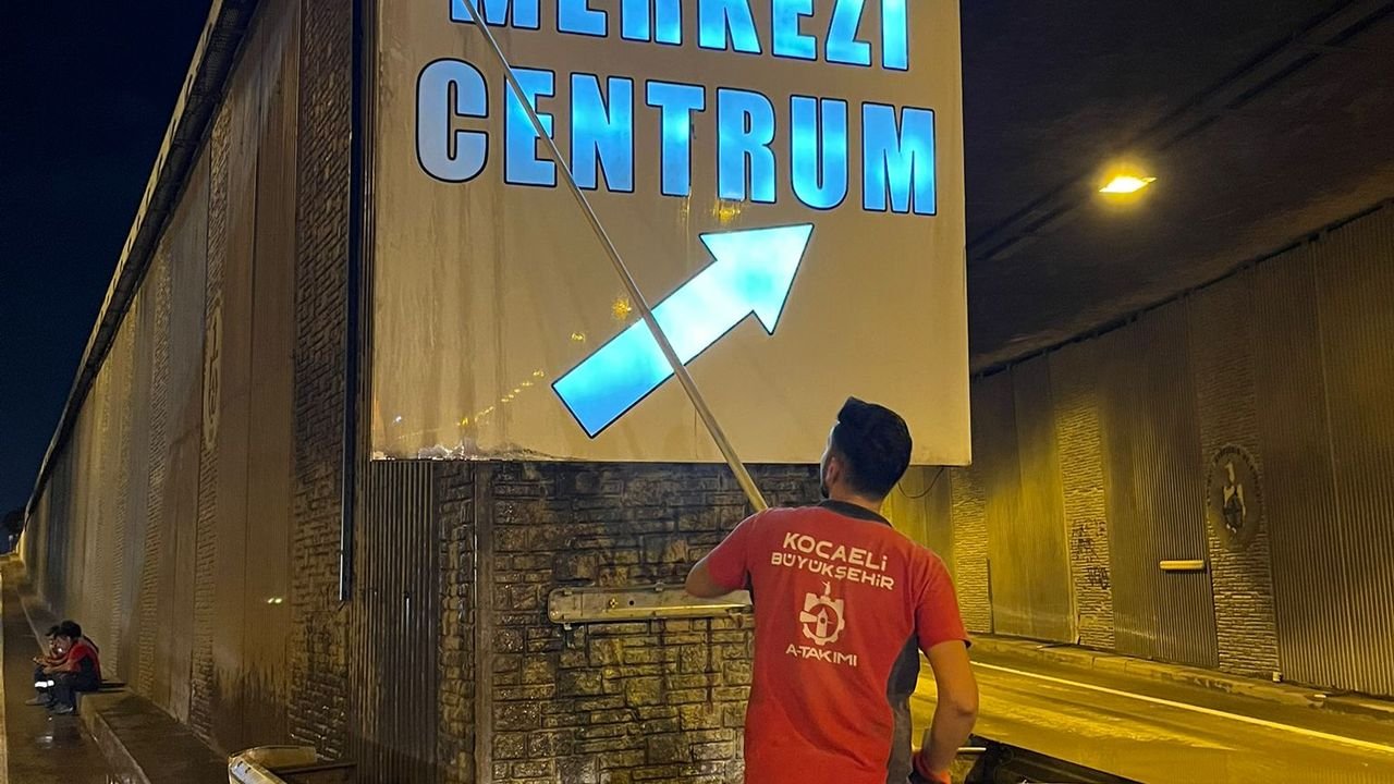 Kocaeli: SEKA Tüneli’ne A Takımı Dokunuşu