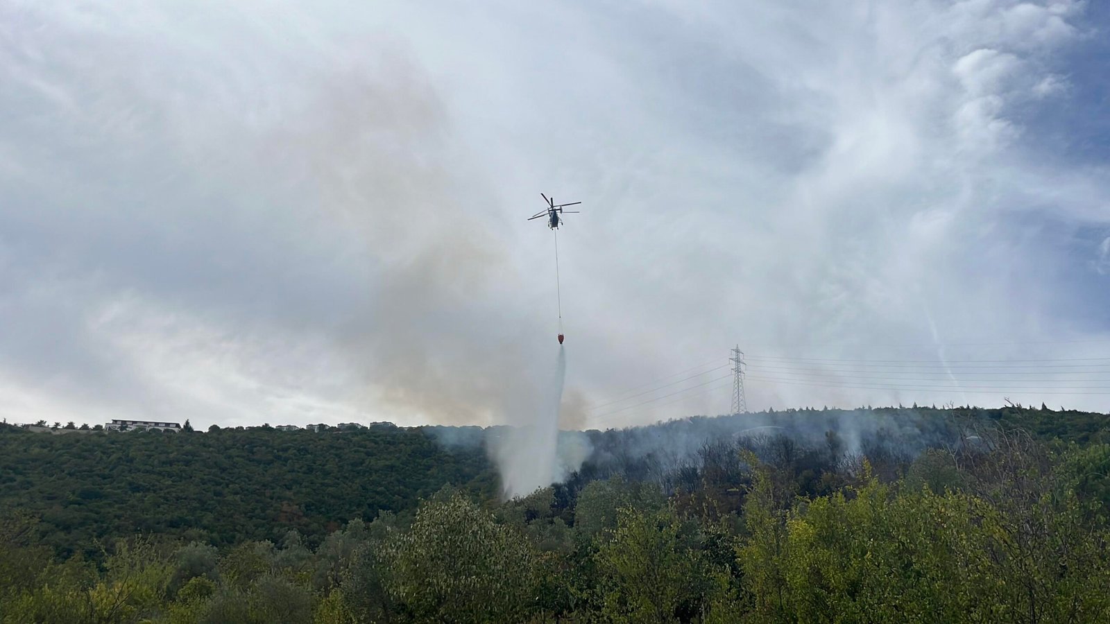 Kocaeli’deki orman yangını kontrol altında