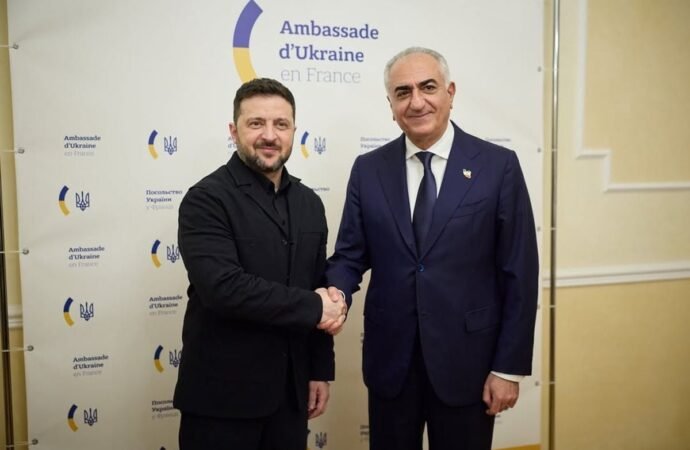 Zelenski, Paris’te İran Veliaht Prensi Rıza Pehlevi ile bir araya geldi