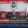 Kocaeli Milli Eğitim Müdürü’nden Okula Davet