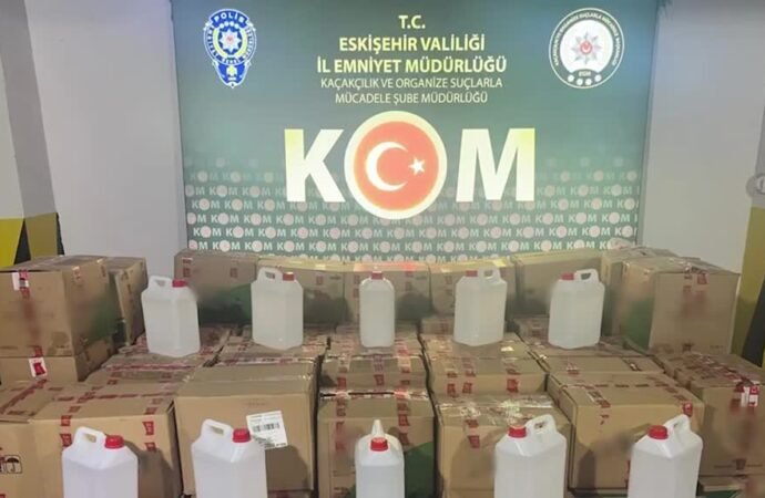 Eskişehir’de Sahte Alkol Üreticisi Tutuklandı