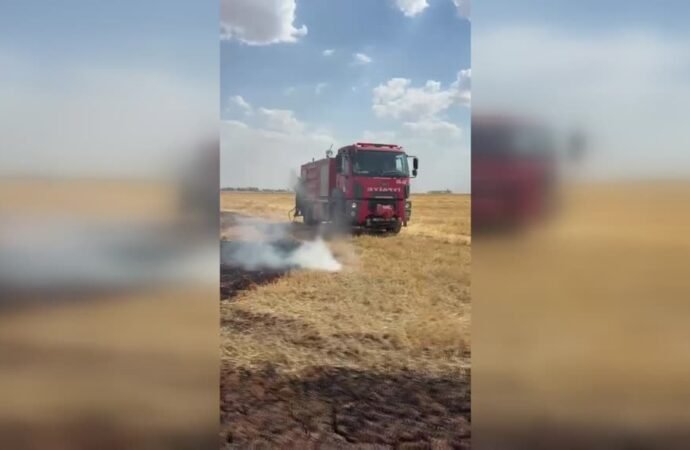 Mardin’deki Anız Yangınları Kontrol Altına Alındı