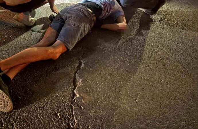 Körfez’de Motosiklet ve Yaya Çarpıştı, İki Kişi Yaralandı