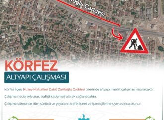 Körfez Cahit Zarifoğlu Caddesi’nde Trafik Düzenlemesi
