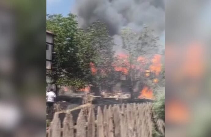 Beypazarı’nda Otluk Alanda Yangın Çıktı
