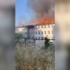 Beylikdüzü’nde Okul Çatısında Yangın Çıktı