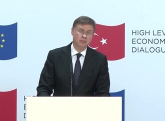 Dombrovskis’ten Türkiye-AB Ekonomik Diyaloğu Açılışında Açıklamalar