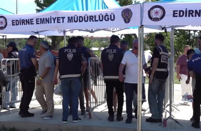 Kırkpınar’da Güvenlik İçin 2.518 Polis Görevde