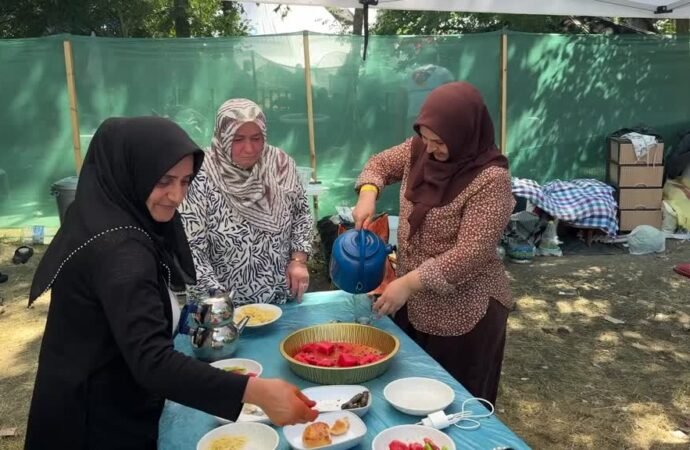 Kırkpınar’da Pehlivan Anneleri Desteklerini Esirgemiyor