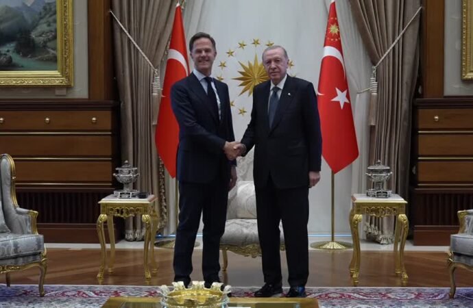 Cumhurbaşkanı Erdoğan, NATO Genel Sekreteri Rutte ile Görüştü