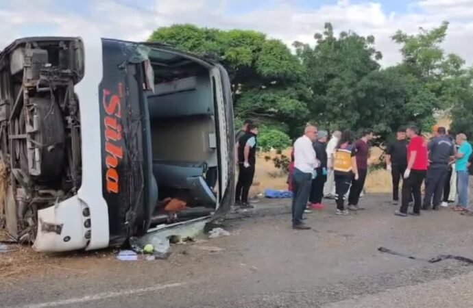 Kırıkkale’de Otobüs Devrildi: 41 Yaralı