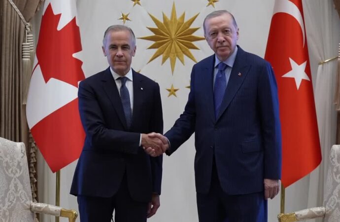 Cumhurbaşkanı Erdoğan, Kanada Başbakanı Carney ile Görüştü