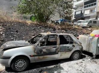 İzmir’de Otluk Alanda Çıkan Yangın İki Araçta Hasara Neden Oldu