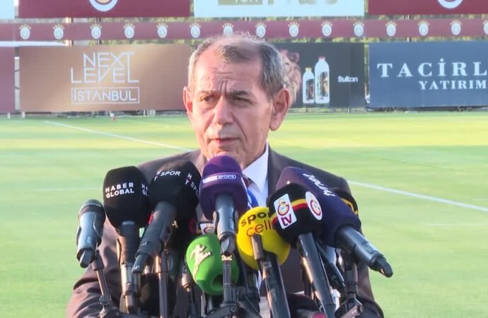İSTANBUL – Galatasaray Kulübü Başkanı Dursun Özbek, basın mensuplarının sorularını yanıtladı