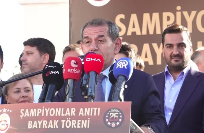 Galatasaray Başkanı Dursun Özbek’ten Bayrak Çekme Töreni Açıklamaları
