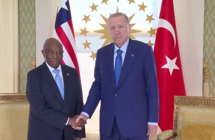Cumhurbaşkanı Erdoğan, Liberya Lideri Boakai ile Bir Araya Geldi