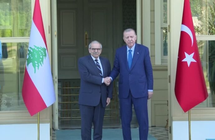 Cumhurbaşkanı Erdoğan, Lübnan Başbakanı Selam ile Bir Araya Geldi